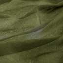 MIULEE 2 Panels Olive Green Semi Sheer Window Curtains Elegant Grommet Top Window Voile Drapes/Treatment Linen Textured Dark Green Panels for Bedroom Living Room (54X84 Inches)