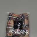 EXPAWLORER Plaid Dog Hoodie - British Style Warm Dog Sweater Shirt with Leash Hole,Pitbull Clothes Outfits,Winter Coat Apparel for All Breeds Puppy Girl Boy-Cat Apparel (Medium, Beige)