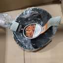 Pre Seasoned Blue Carbon Steel Flat Bottom Wok -14 Inch Chinese Pow Wok - Traditionally Hand Hammered Woks and Stir Fry Pans