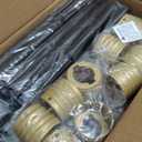 Jumbo C9 Christmas Pathway Lights Outdoor - 2 Pack Total 17 Feet 10 LED C9 Walkway Lights, Multicolor Jumbo Light Christmas Bulb Light Outdoor Decorations for Lawn Holiday Outside Yard Garden