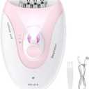 Facial Epilator for Women, Lady Epilators Hair Removal for Face, Epilators with LED Light, Two Speed Hair Removal Device, Epilator for Women, Pluxy Facial Hair Removal for Bikini Arm Legs Armpits