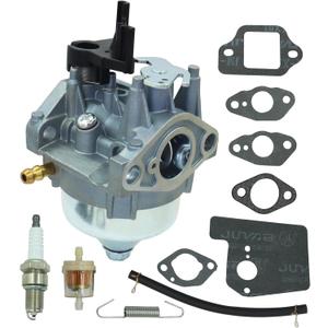 GVC160 Carburetor Compatible with Honda GCV160LA0 GCV160LA1 HRR216K10 HRR216K11 HRR216K9 HRS216K5 HRS216K6 HRS216K7 Lawn Mower with Spark Plug Replaces 16100-Z8B-901