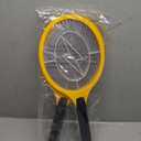 Electric Fly Swatter Handheld Bug Zapper - Indoor Outdoor 20in Zapping Racket for Pest Mosquito & Flies - Battery Powered Safe to Touch with 3-Layer Safety Mesh, Large Size, Pack of 2