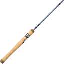Pflueger 5'6" President Spinning Rod, 2 Piece Fishing Rod, Ultra Light Rod Power, 2-6 lb Line Rating, Lure Rating 1/32-3/16 oz