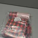 Aneco 122 Pieces Red and Black Buffalo Plaid Party Supplies Disposable Party Tableware Set 7 and 9 Inches Paper Plates Cups Napkins for 24 Guests