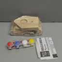 Beetle & Bee Build A Bird Bungalow - DIY Kid Art Craft Outdoor Birdhouse Kit, House Painting Kit for Kids, Hardware Glue Included- 4 Paints, 1 Brush, 7 Wooden Pcs, Chain For Tree Hanging Age 5+