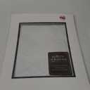 Gallery Solutions White and Black Custom Bevel Cut Double 11x14 8x10 Opening Picture Frame Mat, 8 inches x 10 inches