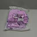 Qilery 50 Pcs St Patricks Paper Gift Bags Bulk with Tissue Paper Small Gift Bags with Handle and Tags for Birthday Wedding Mothers' Day Party Business(Light Purple,4.7 x 2.4 x 3.9'')