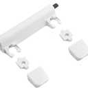 Toilet Seat Parts, Toilet Cover Repair Kit 1150464-0/1109093-0 Hinge Kit Hinges Assembly for Elongated Toilet Seat Compatible with Kohler