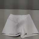 Runhit Women's Workout Biker Shorts - 3"/5"/8" High Waisted Tummy Control Spandex Booty Shorts for Volleyball Gym Yoga Dance (White), Small