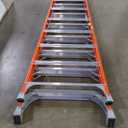Louisville Ladder 10-Foot Fiberglass Pro Platform Ladder with Extended Rail, 300-Pound Capacity, Type IA, FXP1710