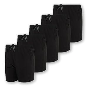5 Pack: Mens 5 Inch Gym Shorts Running Workout Dry Fit Athletic Active Short for Men with Pockets Inseam Basketball Fitness Quick Training Summer Tennis Sport Exercise Track Casual Work - Set 7, M