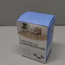 Chair Leg Floor Protectors Rectangle, Silicone Chair Leg Protectors for Hardwood Floors, Chair Leg Caps Covers Protect Wooden Floors from Scratching 20 Pcs Medium (Fit Perimeter 3-3/4'' to 4-7/8'')