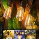 Brightown Outdoor String Lights, 30FT 11+1 LED ST38 LED Patio Lights Shatterproof, Dimmable IP65 Waterproof Connectable Hanging Outdoor Light for Backyard, Porch, Deck, Balcony