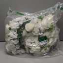 BLOSMON Fake Flower Balls Centerpieces: 2 Pcs 15.7" Large White Rose Hydrangea Artificial Flowers Arrangement for Wedding Table - Faux Silk Floral for Party Home Reception Decoration