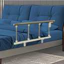 Bed Rails for Elderly Adults Safety Seniors Bed Cane Assist Bar Railings Handle Bedside Rail Adjustable Hospital Assistive Devices Guard Fall Prevention Handicap Grab Bar Support Rail - 37"x14"