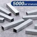 Deli Staples, Premium Heavy Duty Staples for Heavy Duty Staplers, 3/8'' Length, 70 Sheet Capacity, 100/Strip, 5000/Box