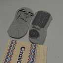 Ozaiic Yoga Socks for Women Non-Slip Grips & Straps, Ideal for Pilates, Pure Barre, Ballet, Dance, Barefoot Workout 1 pair Gray