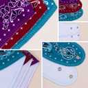Maiwa 10 Pack Baby Triangle Bandana Bibs for Boys Girls for Drool Teething Eating with Snaps