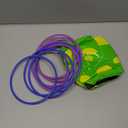 Civaner Alligator Inflatable Ring Toss Crocodile Game, Each Include 22" Inflatable Alligator Blow up Crocodile and 8 Rings, Alligators Party Decorations for Carnival Activities Safari