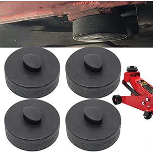 AUTOXBERT 4pcs Rubber Jack Pad Support Point Adapter Jacking Trolly Car Removal Repair Tool for Porsche 911 964 993 996 991 Cayman Boxster (Black)