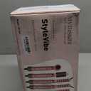 StyleVibe 6-in-1 Air Styler, Hair Dryer & Blow Dryer Brush with Travel Case - Auto Wrap Curls (L/R), Fast Drying, Thermal Round Brush for Smooth Blowouts & Frizz-Free Volume, No Heat Damage