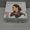 Sharper Image Heated Neck & Shoulder Wrap - Microwavable Warm & Cooling Plush Pad, Scented Aromatherapy (100% Natural Lavender & Herb Spa Blend), Pain Tension Headache Relief Therapy, Gift for Women