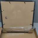 A PLUS MAX 15x15 Picture Frame Set of 3 Black Light Weight Wall Mount