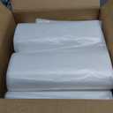 Delxo 30-33 Gallon Clear Trash Bags, 250 Count  Medium Duty Garbage Bags, Thick, Durable & Puncture-Resistant Plastic, Perforated Design Made in USA for Kitchen, Yard, Office & Party