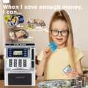 BAODLON Piggy Bank for Kids, ATM Machine Bank for Real Money with Debit Card, Bill Feeder, Coin Recognition, Balance Calculator, Electronic Savings Safe Box, Cool Stuff Toys Gifts for Teen Boys Girls