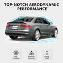 ABS Rear Spoiler Wings Compatible with Au-di A4 S4 B8.5 Sedan All Models 2013 2014 2015 2016, [Glossy Black Style] Rear Trunk Spoiler Lip Tail Wing Rear Trunk Lid