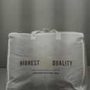 COHOME Quilted King Size Comforter - All-Season Down Alternative Duvet Insert - Luxury Hotel Winter Warm Black Comforter with Anti-Clump Tech & 8 Tabs- Reversible - Gift for Women & Men 90"x102"