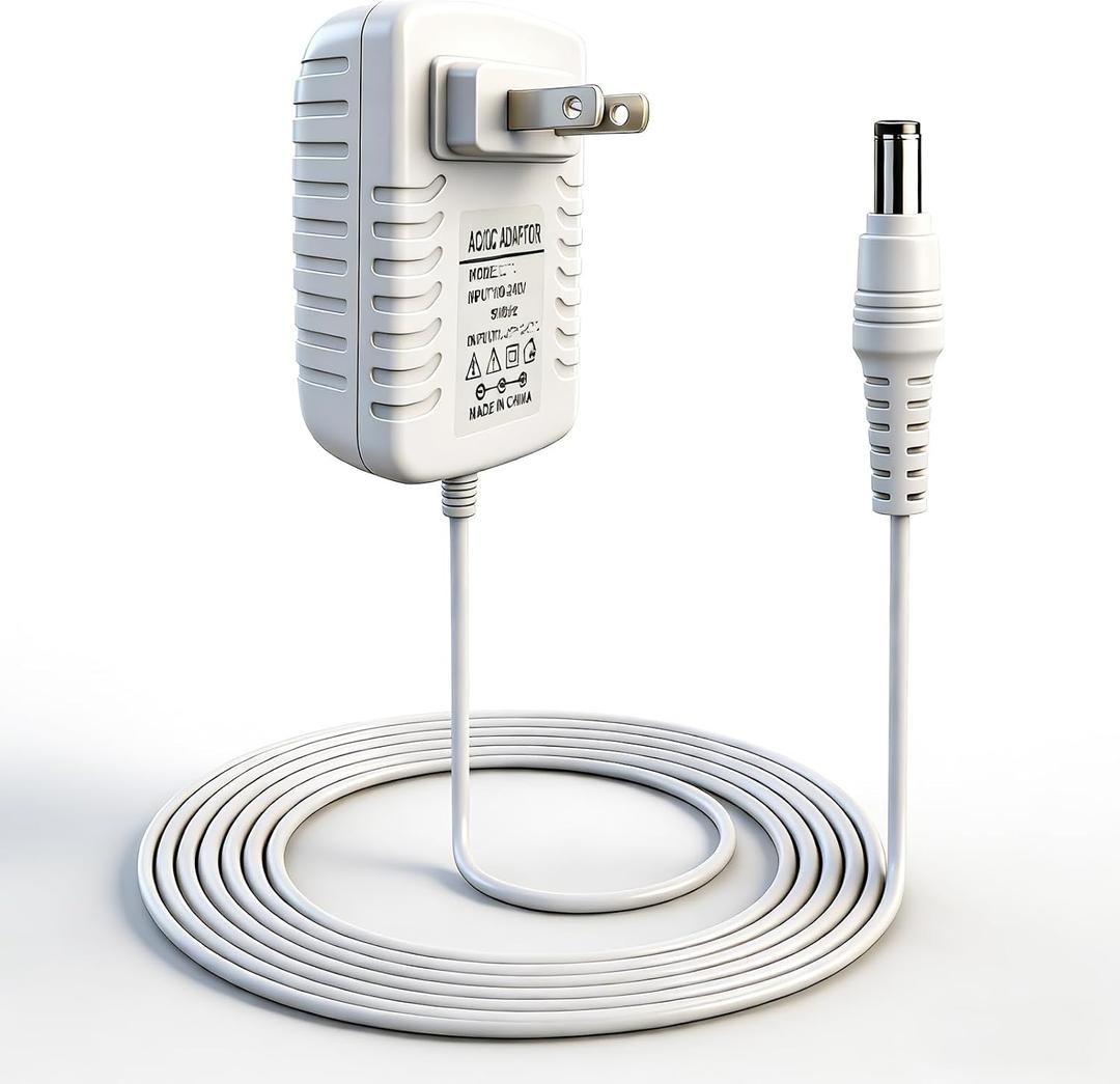 Power Adapter Replacement for Echo Dot Max - Portable Charger Power Cord Plug 22W - White