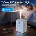 2-in-1 Dehumidifier and Humidifier Combo, 68 oz Tank with Auto Shutoff, Smart Humidity Control, 30-Second Rapid Dehumidification, 12H Timer, 7-Color LED Light for Home Use