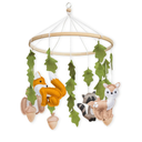 First Landings Baby Mobile for Crib - Forest Animal Nursery Mobiles - Gender Neutral Baby Nursery Decor - Woodland