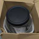 1.5 Gallon Glass Drink Dispensers for Parties, Ice Beverage Dispensers with Stand, Glass Water Dispenser with Spigot, Laundry Detergent Dispenser, Lemonade Dispenser