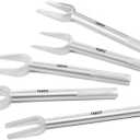 Orion Motor Tech 5-Piece Pickle Fork Tool Set, Ball Joint Separator Pitman Arm Separator and Tie Rod Removal Tool Kit for Separating Ball Joints Tie Rods and Pitman Arms