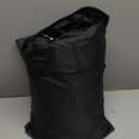 Waterproof Shelf Cover,Outdoor 600D Heavy Duty Dustproof Storage Shelves Cover,48''x18''x82'' Shelf Covers for Wire Shelving with Zippers,Storage Rack Covers with Clear Front (Black)