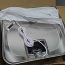 Stainless Steel Cat Water Fountain 7L with Waterproof Mat  Large Dog & Multi-Pet Automatic Drinking Fountain, Quiet Pump, 3-Stage Filtration & LED Water Window