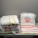 Full Comforter Set, Cotton Comforter Set, Casual Fun Colors Chenille Stripes, All Seasons Fluffy Comforter Bed Set, 2 Shams, 2 Decor Pillows, Haisley, Full/Queen, Pink Multi 5 Piece