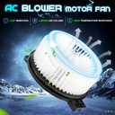 Front HVAC Heater Blower Motor Fan 79310-S84-A01 Fits for 2001-2006 Acura MDX/ 1998-2002 Honda Accord/ 1999-2004 Honda Odyssey/ 2003-2008 Honda Pilot AC Heated Fan Motor