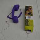 Telephone Handset for Cellphone, Retro Phone Handset with 3.5mm Jack Mobile Phone Receiver Old Telephone Headset Handheld Receiver for Cell Phone(Purple)