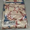 Horaldaily 4th of July Rectangular Tablecloth 6084 Inch, Patriotic Memorial Day Blue Red Star Independence Day Washable Table Cover for Party Picnic Dinner Decor