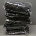 HAINARverS Stretch Spandex Folding Chair Covers 50PCS, Universal Fitted Chair Cover Protector for Wedding, Party, Banquet, Holidays, Celebration, Decor(Black, 50 PCS)