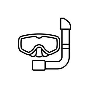 SunDay Shark Snorkel Pack,3 pcs