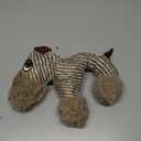 Linen Animal Shape Cotton Rope Dog Chew Toy, Squeaky, Sturdy Linen Fabric (Dog)