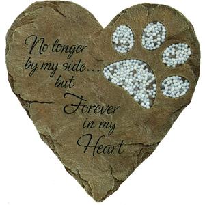 Carson 98843 Pet Memorial Garden Stone, White