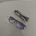 Gaoye 2-Pack of Reading Glasses - Blue-Light Filter, UV Protection - Readers with Rectangle Frames (Black), Magnification Strength: 5.0 x