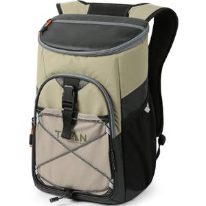 Titan Deep Freeze Backpack Cooler 24 Can Cooler Bag Insulation (Moss)