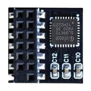 Yeiwenl TPM-SPI Module with 14-1Pin, TPM 2.0 Encryption Security Module for ASUS Motherboard